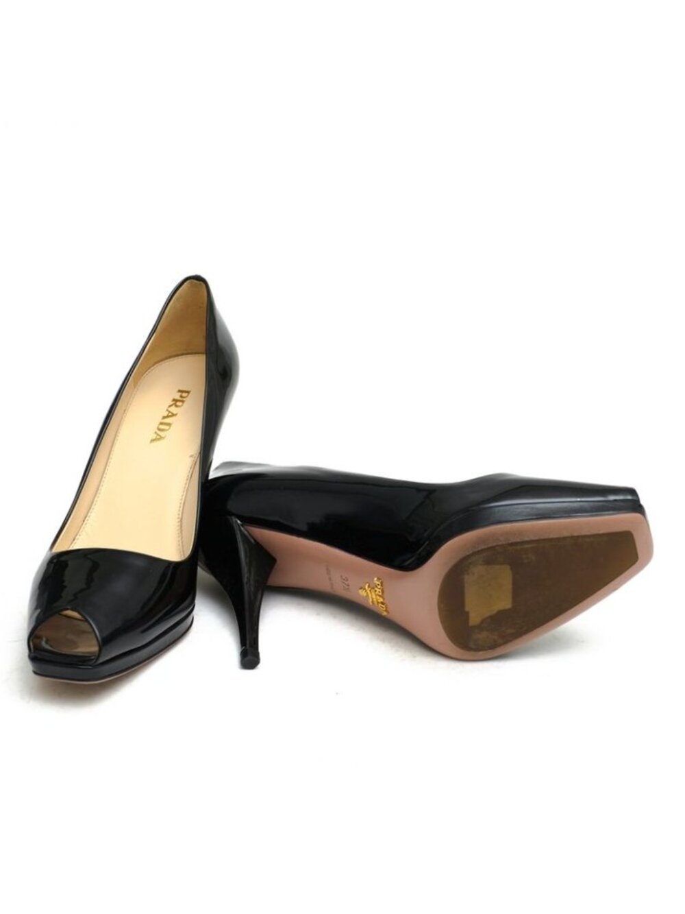 Prada Pumps Shoes Women Patent Leather Enamel - Picture 7 of 9